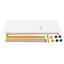 47.24x13.78x63 inch Gold Clothes Rack