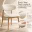Ensemble de 2 chaises de salle à manger rembourrées scandinaves Vonnie-43117920