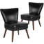 Chaise d'appoint Caine LeatherSoft