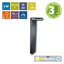 Tattersall Black Integrated LED Aluminum Pathway Light-773826830
