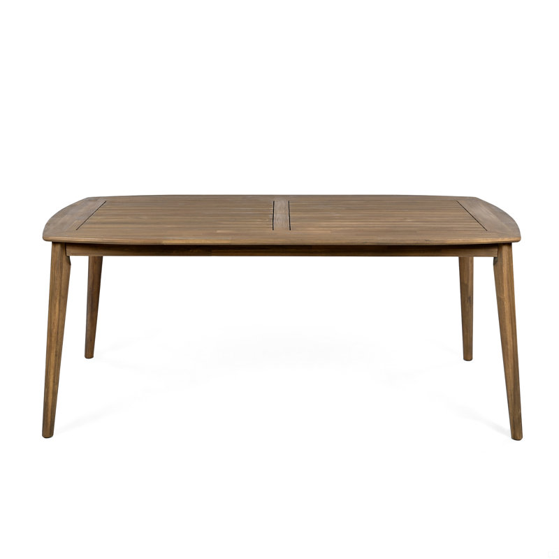Table de salle à manger en bois d'acacia pour 8 personnes