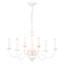 Lustre classique à 6 lumières de style bougie Tinoco-89131491
