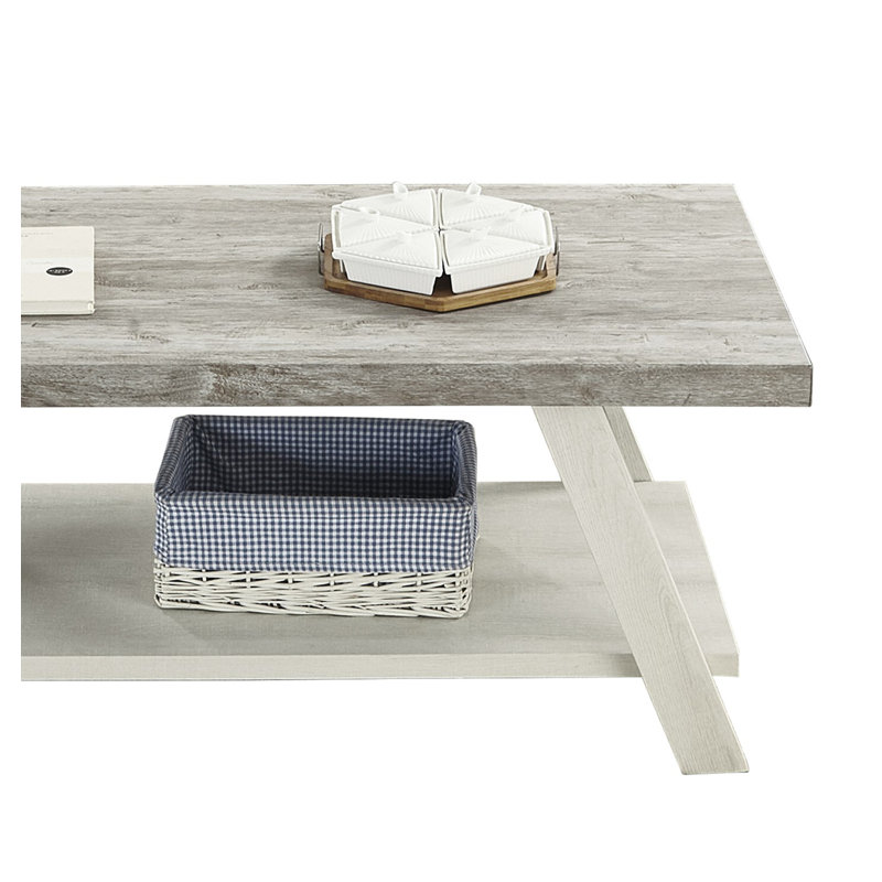 Table basse Athens, Light Gray/Beige
