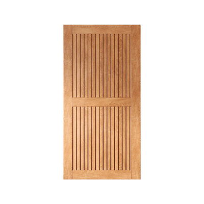 Porte de grange en bois de pin à finition verticale Homacer à rayures verticales Homacer