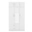 Freestanding Mirror Wardrobe, 3 Doors Design with Drawers & Upper Cabinet-129045530