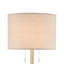 Lampe sur pied à 2 lumières 63 po en dessous de la surface - béton poli