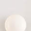 Vibi Single Light Glass Steel Dimmable Flush Mounted Sconce-828153679