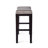 Stylish Acacia Wood Tiffin Studded Counter Stools With Wicker Seating, Foldable Design For Easy Storage And Outdoor Use, Set Of 2