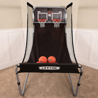 Lifetime 2 Player Plug-in and Battery Powered Basketball Arcade Game with 12 Games Included
