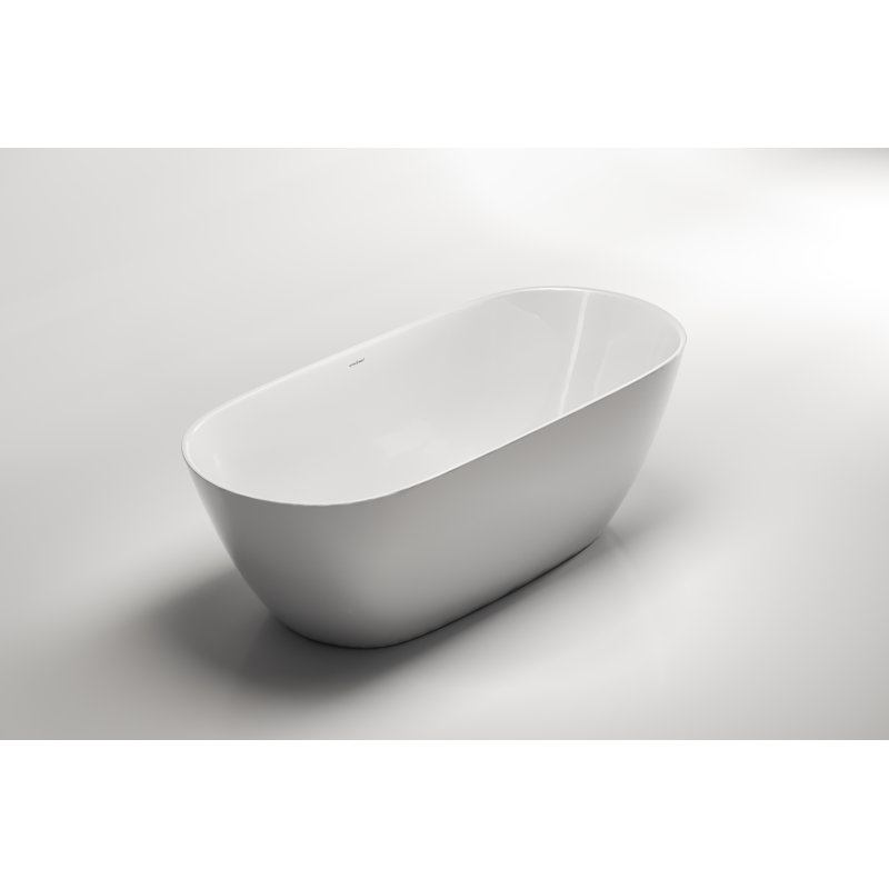 Lussari 65" x 29" Freestanding Soaking Bathtub
