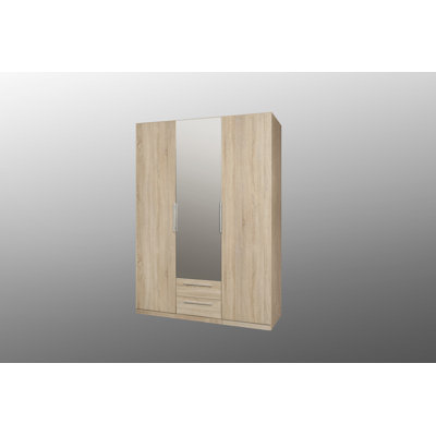 Agnant 3 Door Manufactured Wood Wardrobe