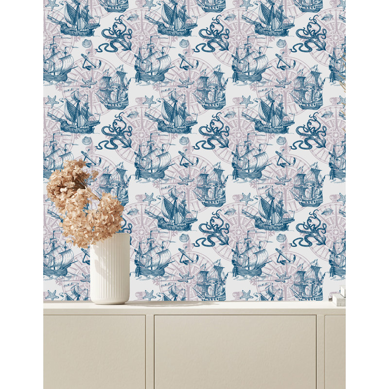Rouleau de papier peint Hanska, L 16,67 po x l 25 po