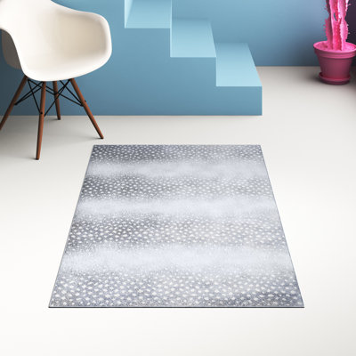 Lindholm Modern Animal Light Gray/Cream Rug