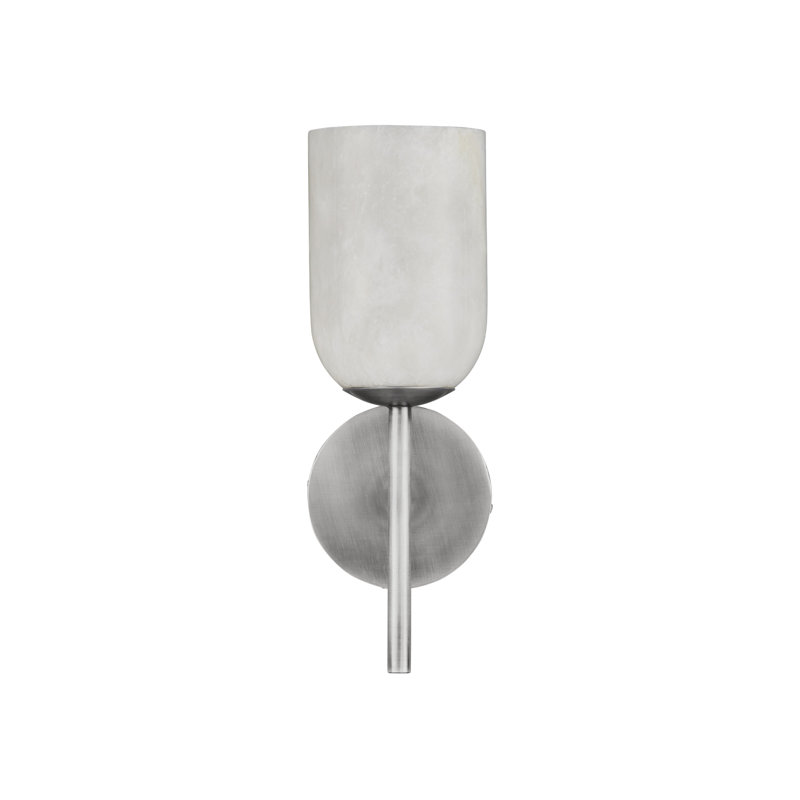 Applique murale Belmont à 1 lumière, Nickel poli