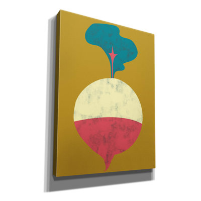  «Veggie Party 8» par Chariklia Zarris, art mural sur toile, 40 po x 54 po