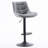 Latiera Swivel Adjustable Height Bar Stools Faux Leather Counter Stools with Footrest-98722011