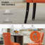 PU Leather Dining Chairs with Pull Ring-140148494