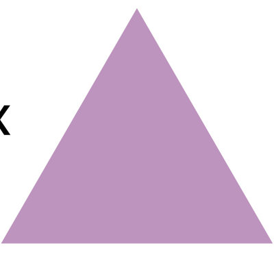 Décalcomanie murale motif triangle
