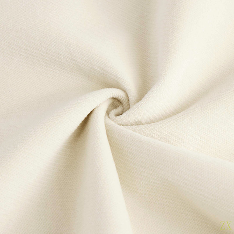 Canapé modulaire en velours surdimensionné Comfort, Velours blanc
