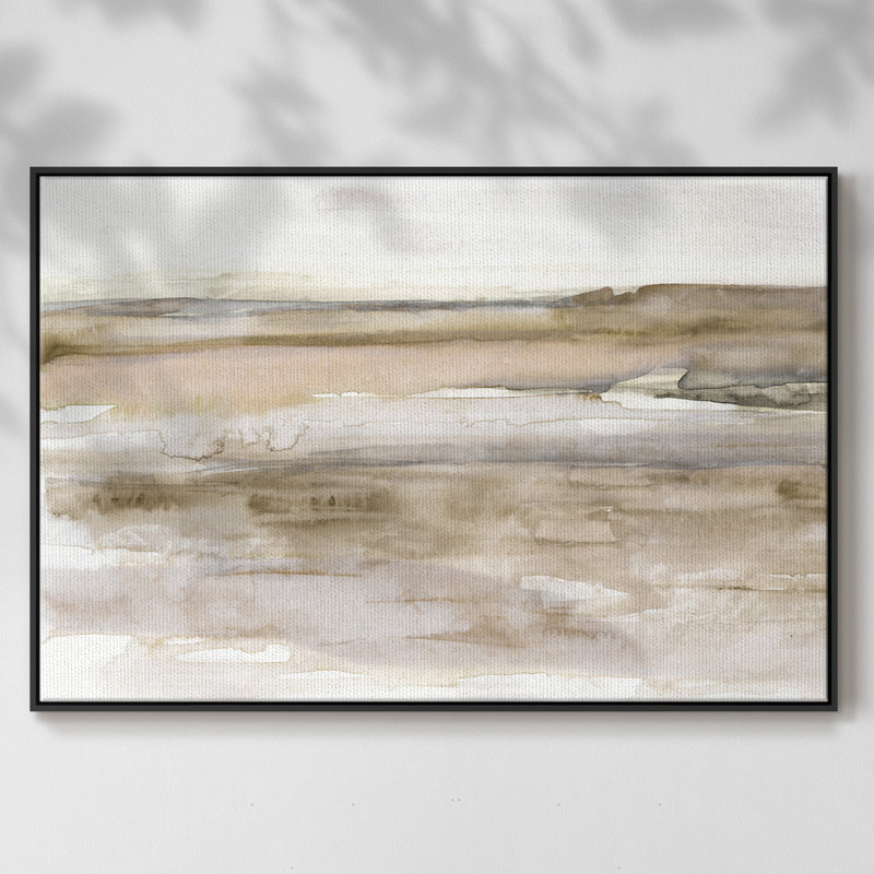 Sunset Bay, reproduction d'art sur toile, Noir, H 27 po x l 41 po x P 2 po