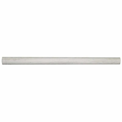 12 in. L x 0.75 in. W Marble Round Tile Trim
