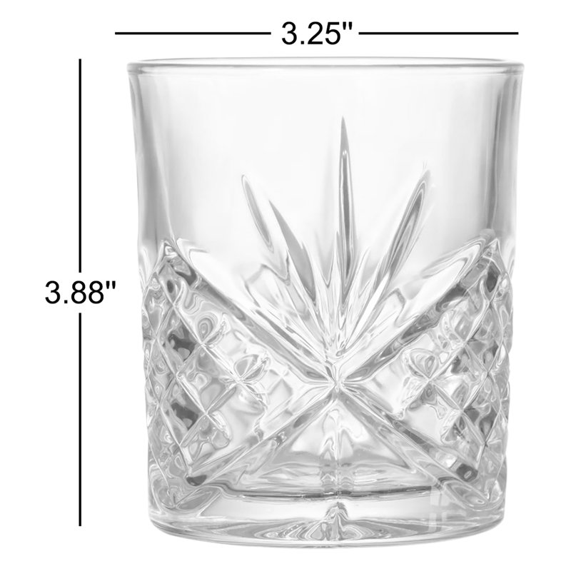 Dublin Crystal Blush Whiskey Glass 11oz