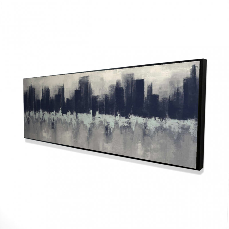 «City By Sponge Technique» sur toile