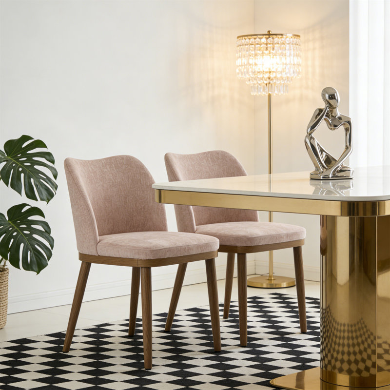 Chaise de salle à manger, Crème abricot