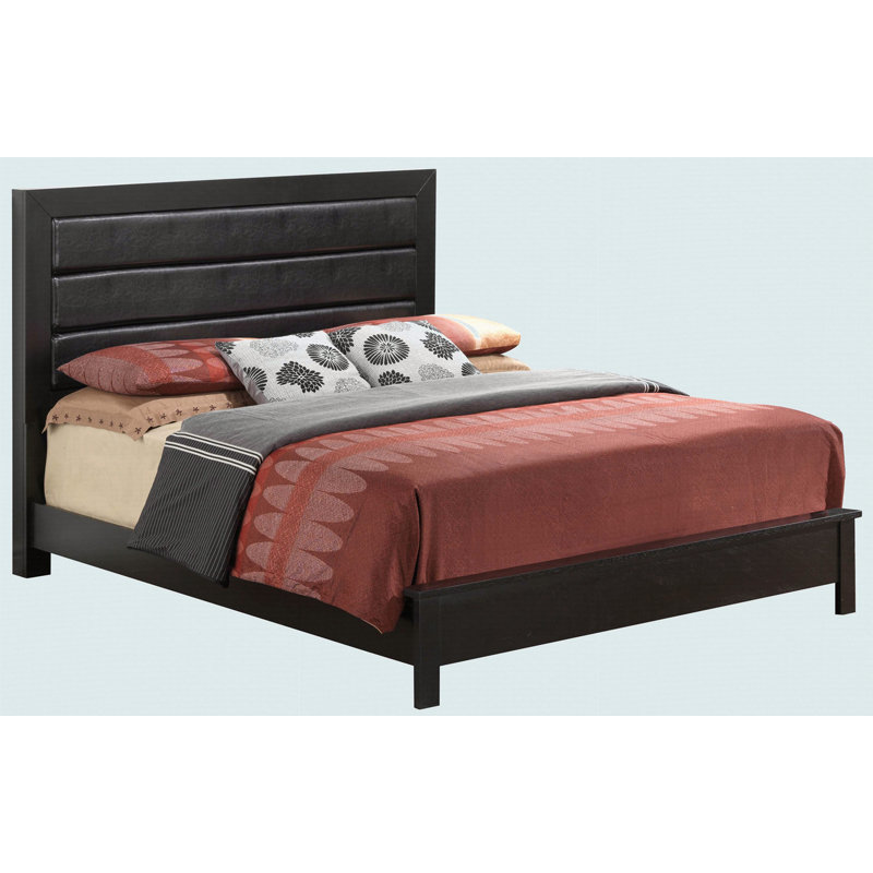 Transitional Black Full Bed With Storage