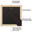 Cadre photo Americanflat - Cadre avec passe-partout - Moulure large - Verre résistant aux chocs-101064369-101064366