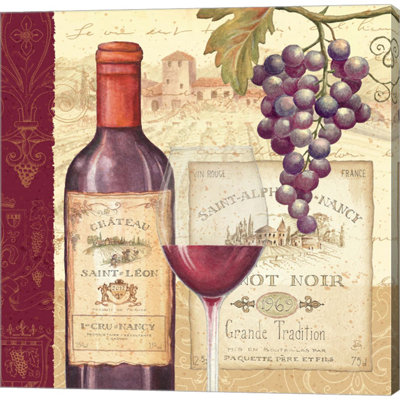 «Wine Tradition I» par Daphne Brissonnet, art mural sur toile