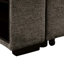 Canapé-lit modulaire réversible avec tablette latérale et 2 tabourets, canapé-lit coulissant en L, canapé-lit d'angle avec méridienne de rangement gauche / droite pour le salon-966548627