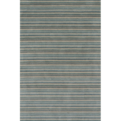 Brindle Stripe Hand Loom Knotted Wool Rug