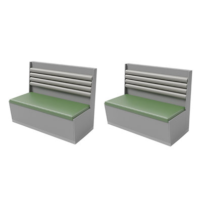 Banc rembourré en similicuir