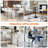 Pete Swivel Upholstered Adjustable Height Counter Stool with Metal Frame-1797545793