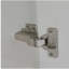 Table de salle de bain murale flottante 18 po avec lavabo en résine blanche et portes d'armoire à fermeture en douceur-120406538