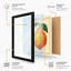 Geometric Pear Study Modern - Framed Print-465673040-465673068