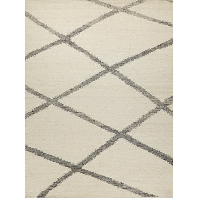 Sunstone flatweave Wool Ivory/Black Area Rug