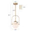 Agha - Light Gold Pendant
