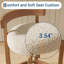 Ensemble de 2 tabourets de bar en chenille, hauteur de comptoir, pieds en bois-707000729