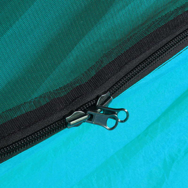 Hamac de camping Annora Survival Kit, Cyan / noir
