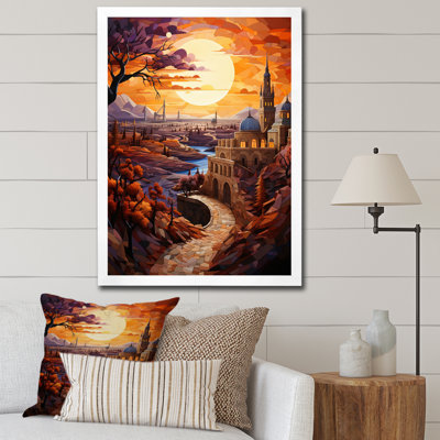 «Judaism Judaic Journey To Synagogue III», impression d'art mural