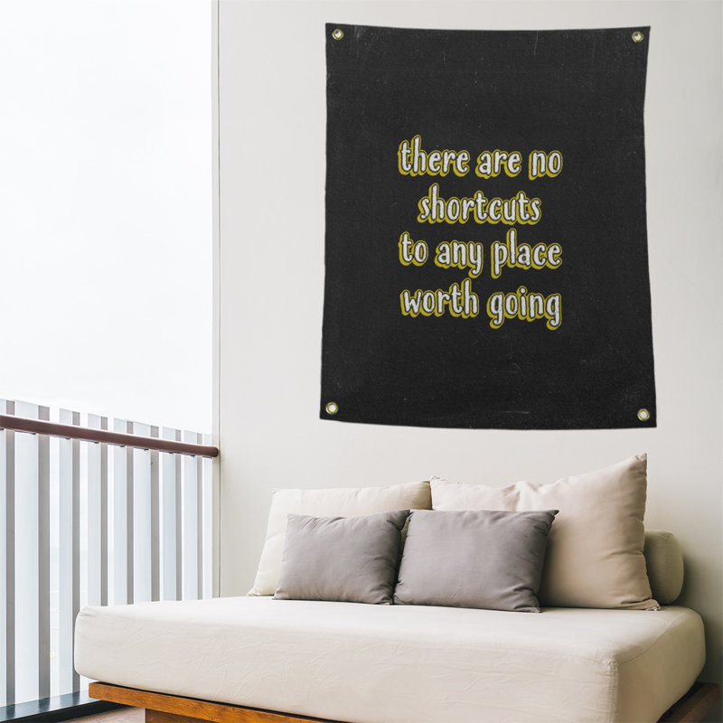 Tapisserie tableau noir en polyester pas de guillemets, H 59 pi x l 50 po, Jaune