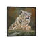 « snow leopard on rock », impression sur toile-72416434-72416433-33109853