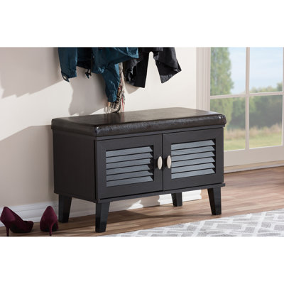 Armoire de rangement pour chaussures 4 portes Calysta