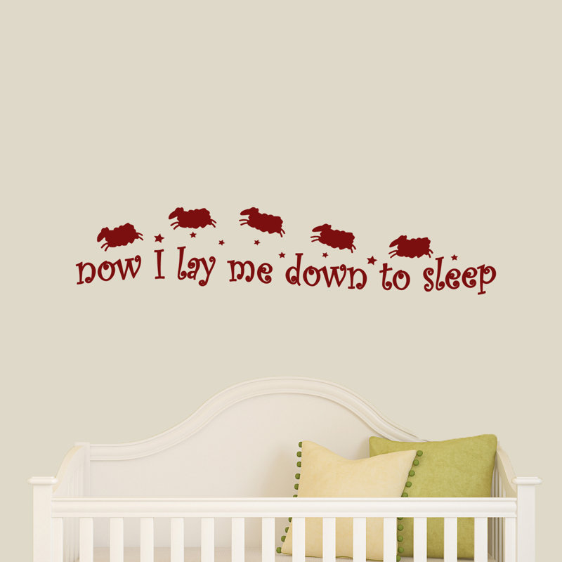 Adhésif décoratif "me me permettant now to sleep", Canneberge