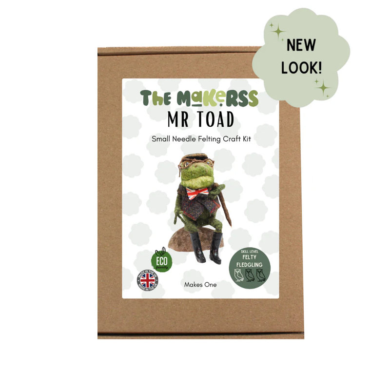 Felting Kit - Mr Toad Small Needle Felt Kit