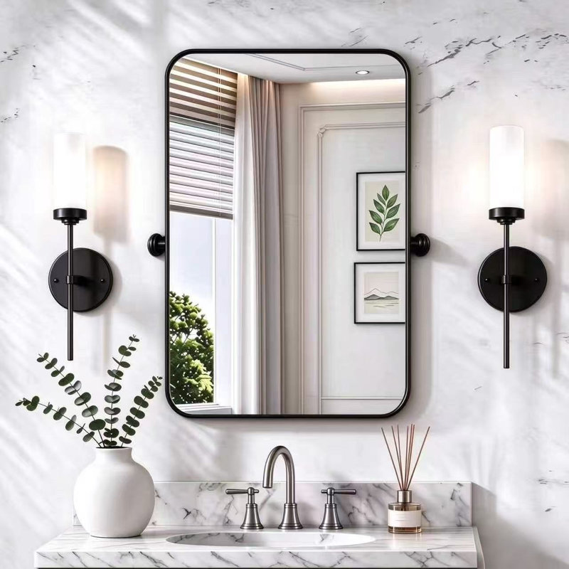 Shatterproof Aluminum Frame Bathroom Vanity Mirror