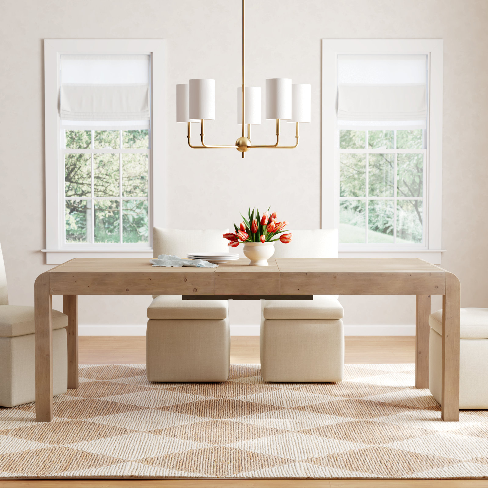Eastpointe 70.75'' Extendable Dining Table