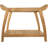 29.52 in. W Teak Shower Bench